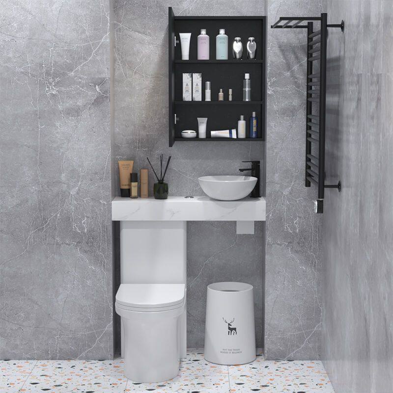 2024新品定制网红小户型节水马桶一体式带洗脸洗手盆智能镜柜卫生