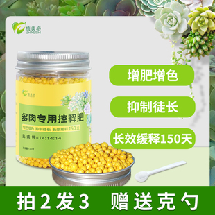 多肉专用肥料控释肥植物通用家庭园艺氮磷钾颗粒缓释肥通用型花肥