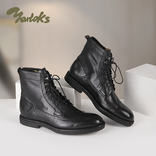 yarloks雅乐士新款复古马丁靴
