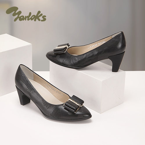 Yarloks/雅乐士轻墨系列通勤单鞋