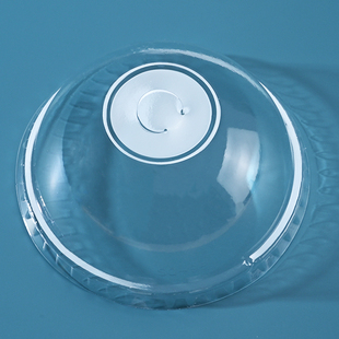 90/92/95/98口径一次性PET球盖透明塑料拱盖打包奶茶杯半圆盖