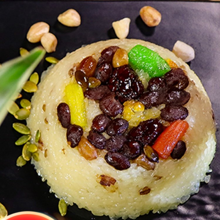 天香坊八宝团圆饭西北特色年夜饭甜米饭酒席八宝饭450克盒装,粮油调味/速食/干货/烘焙,饭团/八宝饭,淘宝优惠券,粉丝福利购,淘宝优惠卷