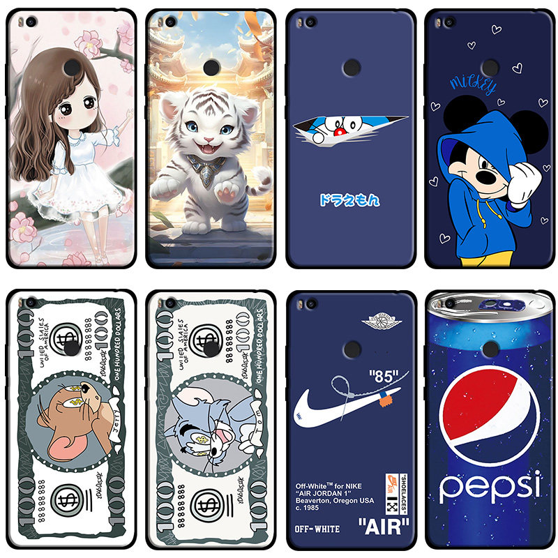 适用于小米max2手机壳MDE40软硅胶MDT40可爱女MI max2小迷max2软壳保护套卡通男防摔潮