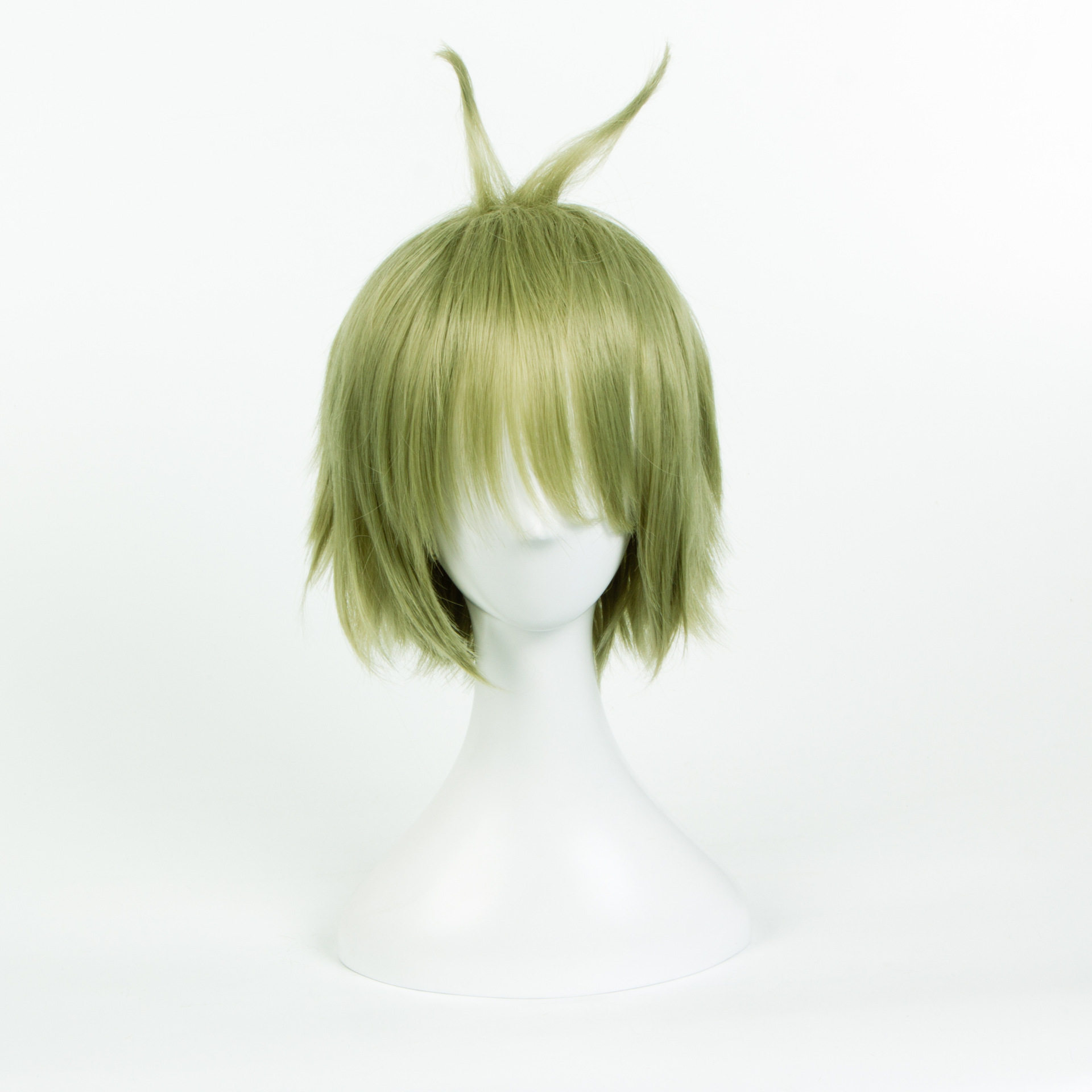 假发 弹丸论破V3 天海兰太郎 cosplay假发高温丝 草绿色