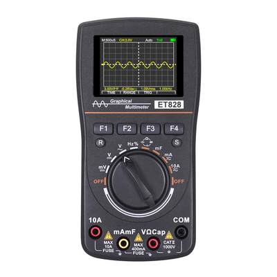 ET828示波万用表 1MHZ  2.5MSPS 采样率 示波器+万用表二合一