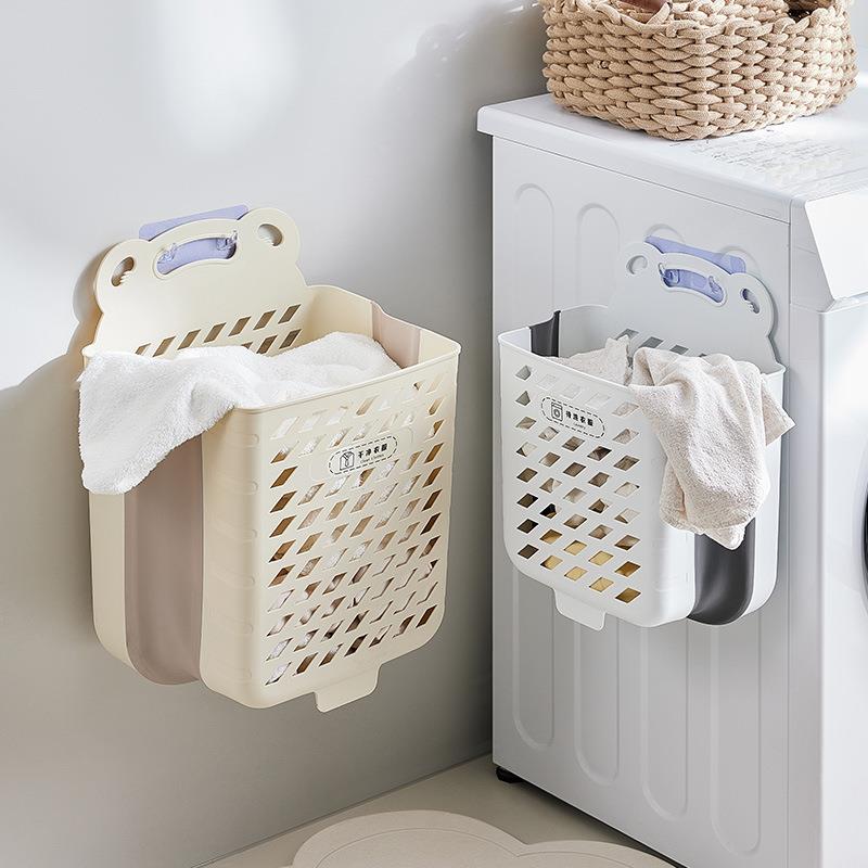 脏衣篓家用可折叠壁挂式收纳筐卫生间洗澡收纳神器放脏衣服洗衣篮