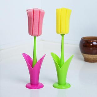 刷奶瓶刷子洗刷涮子海绵清洗清洁便携式洗替换头新生婴儿专用杯刷