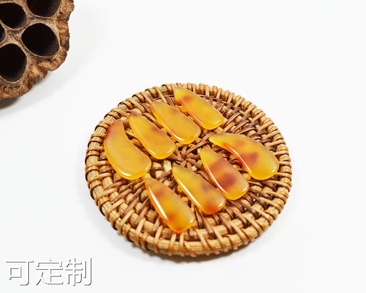 厂家玳瑛古筝指甲 专业考级演奏型双面弧成人儿童古筝义甲
