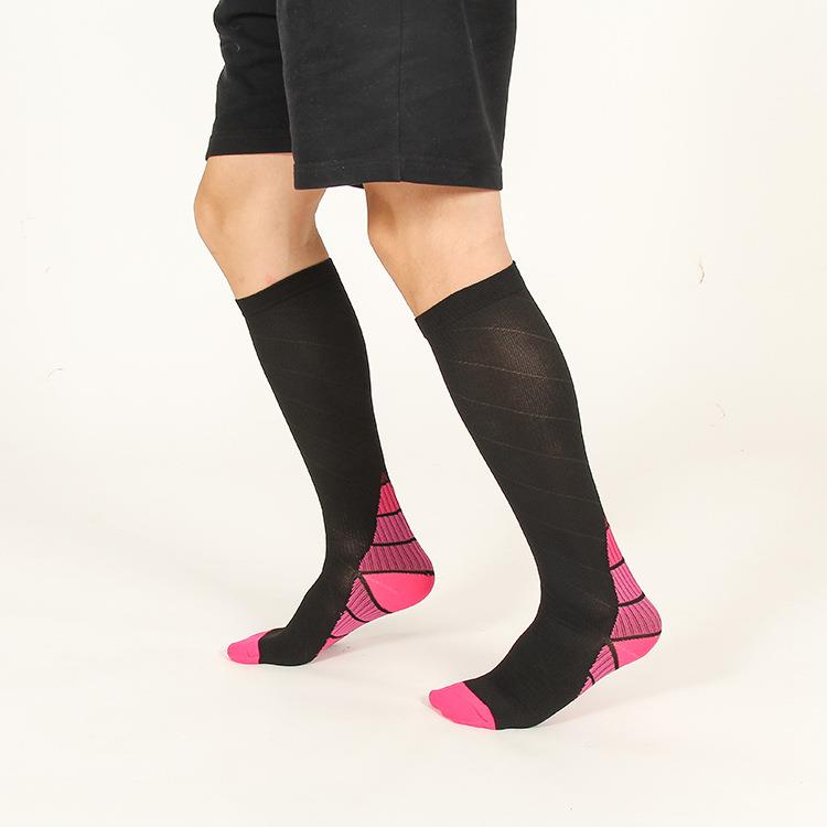 小腿过膝袜男士长筒袜四季运动防摩擦高弹力护腿袜压力袜