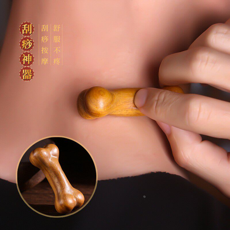 趣味玩具小骨头文玩小把件 刮痧按摩可爱木质小工具点穴棒