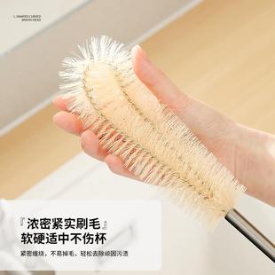奶瓶保温杯清洁刷家用加长无死角清洁神器软毛清洗梳子直销定制