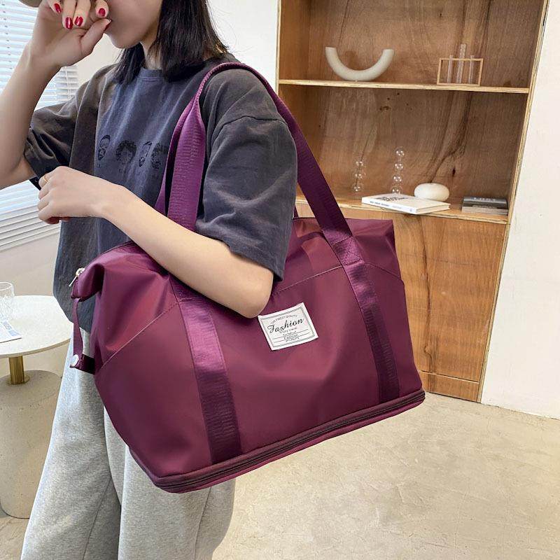 大容量手提旅行包女干湿分离运动健身包男轻便待产包收纳包登机包