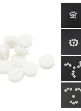 新款长笛音孔塞白色圆形柔软细腻音孔塞10个装管乐配件