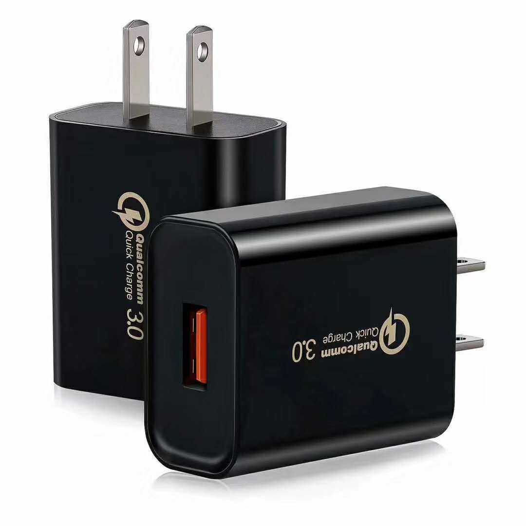 qc3.0充电器 qc3.0快充充电头 9V2A澳规快充适配器 18W快速充电器