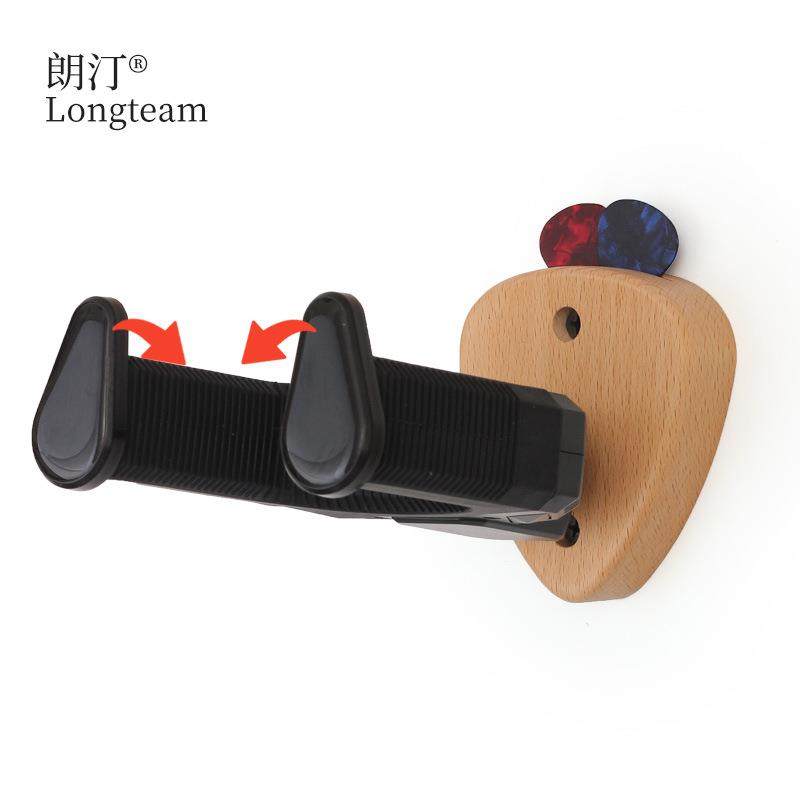 拨片形古典吉他挂钩重力自动锁电吉他贝斯挂架尤克里里民谣吊架