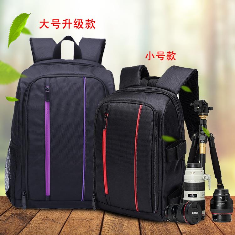 厂家批发新款户外摄影包数码单反专业防水相机包双肩笔记本电脑包