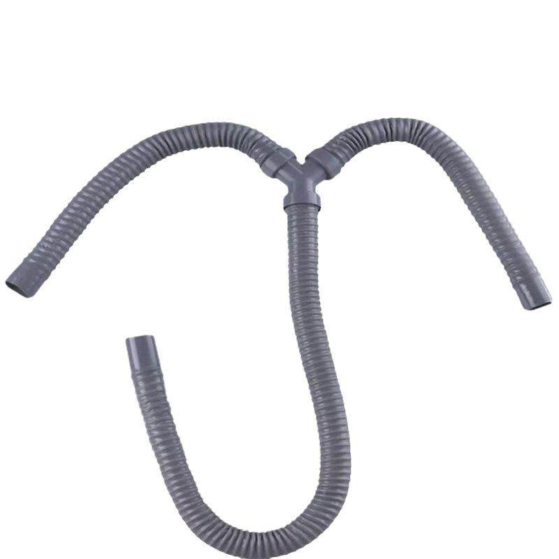 厨房Y型双槽三通下水管洗衣池拖把池排水管水槽下水配件出水管