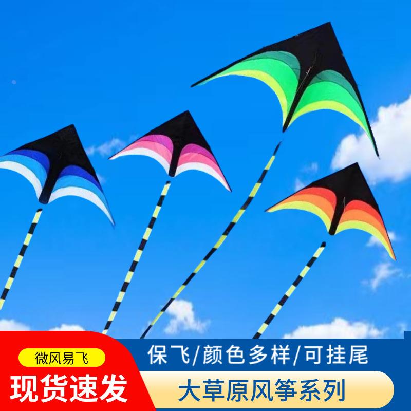潍坊大草原风筝 儿童成人风筝带线轮 地摊微风易飞 定制