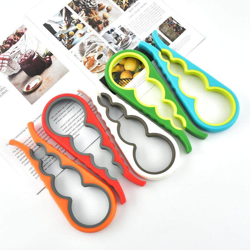 现货多功能一开罐器 塑料啤酒开瓶器 家用罐头拧盖器厨房工具定制