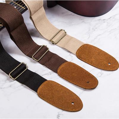 棉吉他背带 民谣吉他背带电木吉他古典吉它肩带braces皮革织带
