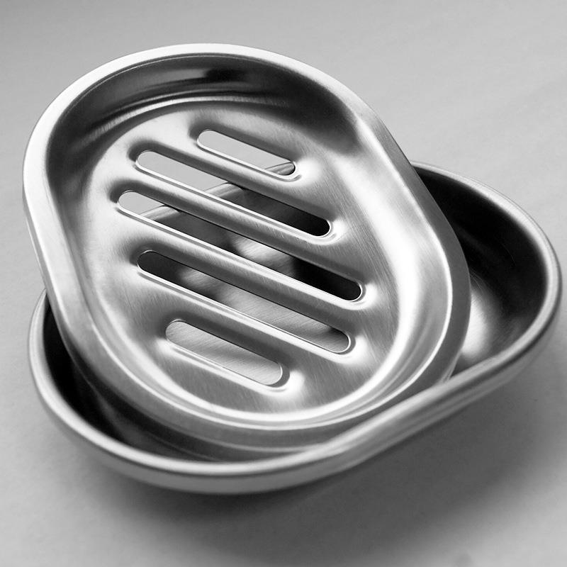 台置肥皂盒卫生间浴室肥皂架不锈钢皂网皂碟壁挂式置物架香皂盒