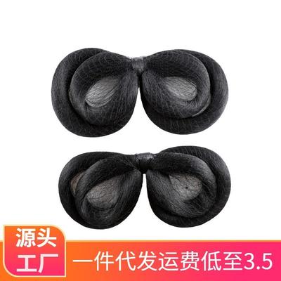 古装假发包全发丝软蝴蝶结后压古风发饰日汉服常好用明制发髻发型