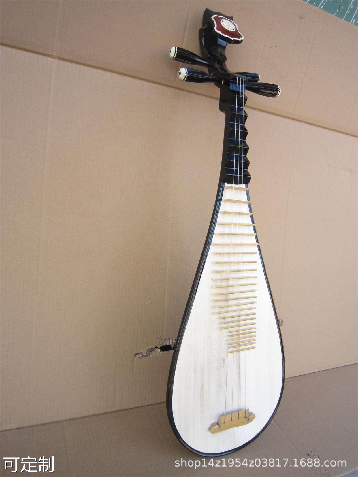 普及成人琵琶红木琵琶乐器 专业琵琶初学琵琶 花梨琵琶乐器送琴包