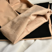 袜宽松大码 秋冬薄绒肉色打底裤 女外穿龙抓绒光腿神器中厚瘦腿连裤