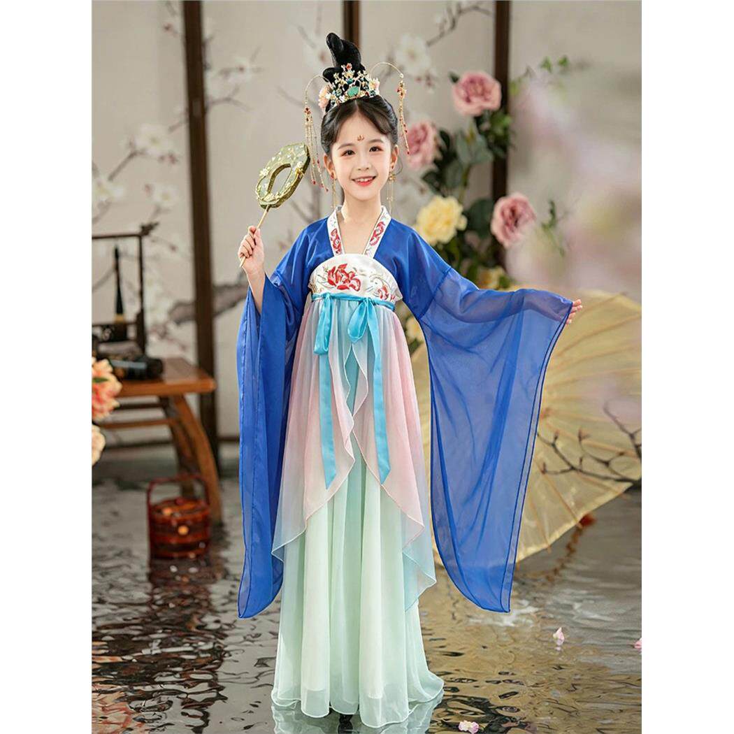 儿童汉服女童齐胸襦裙大