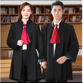 儿童普法教育模拟法庭套服装角色扮演法官服律师袍辩论赛演出服