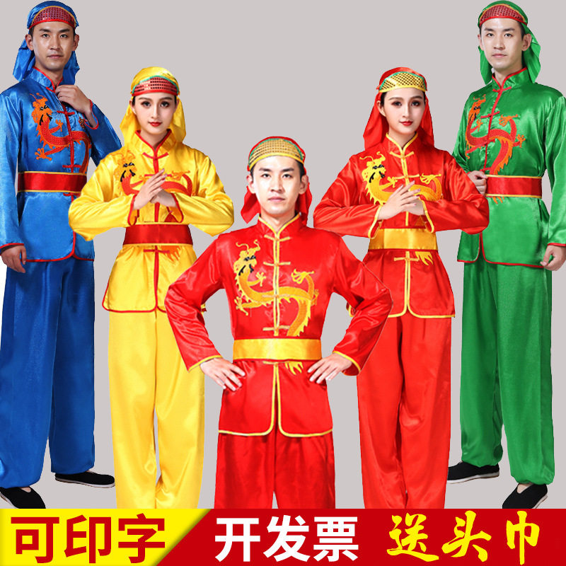 男士打鼓服舞龙舞狮赛龙