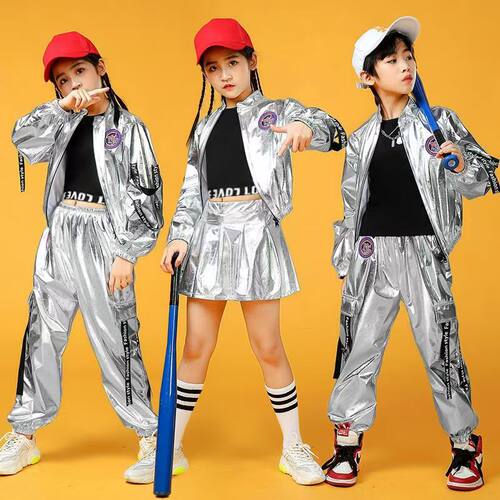 元旦儿童街舞宇航员太空服嘻哈炫酷走秀潮服架子鼓爵士演出服套装