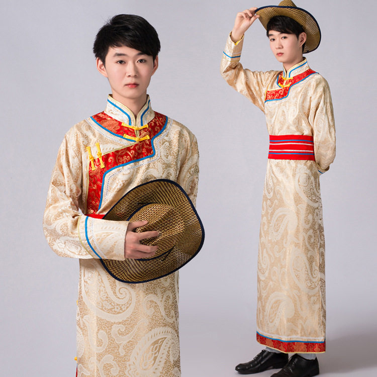 蒙古服装男蒙族成人新款