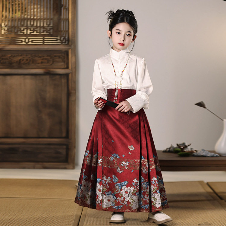 女童马面裙古装汉服唐装