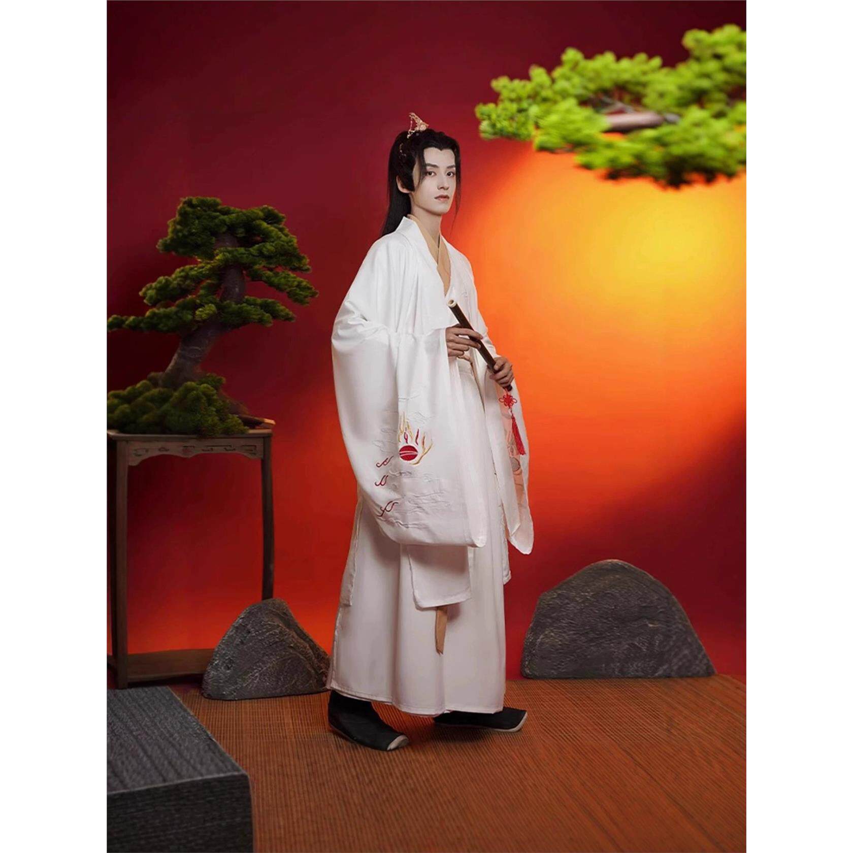 原创魏晋风汉服2026新款男日常汉元素中国风仙气古装大袖武侠套装