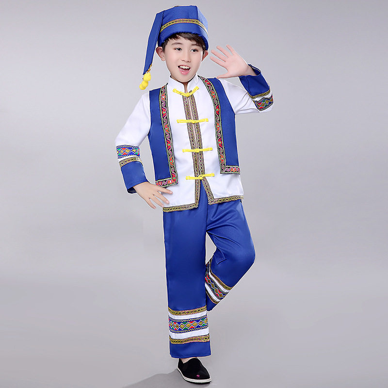 三月三壮族服装儿童苗族