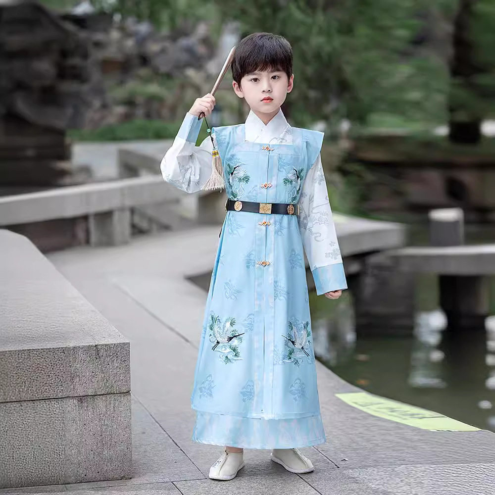 男童汉服中国风套装夏季