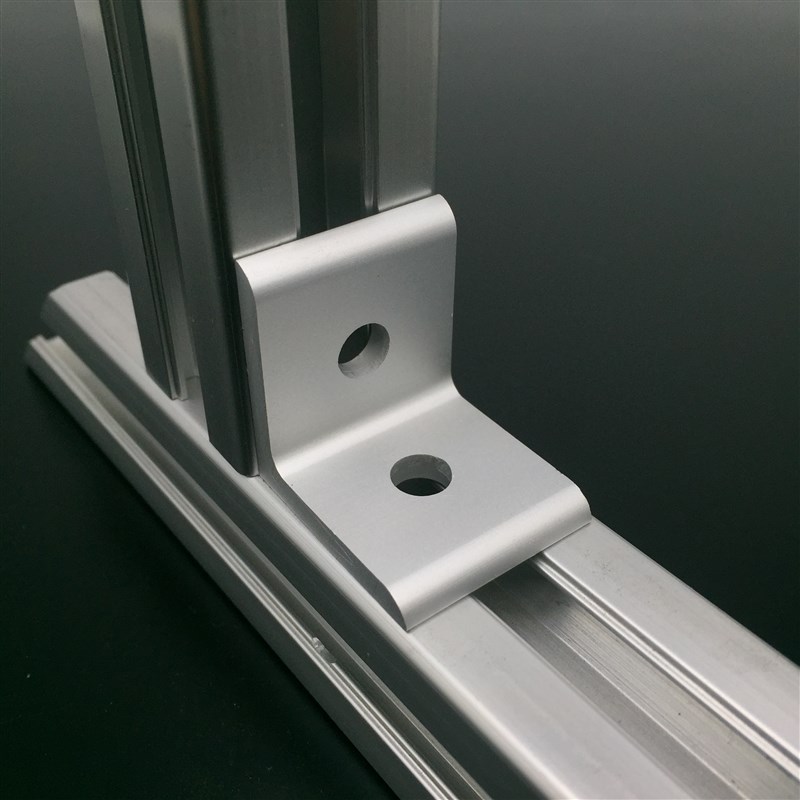 2020角件垂直直角件型材十字交叉固F定角L型角铝角码直角固定角件