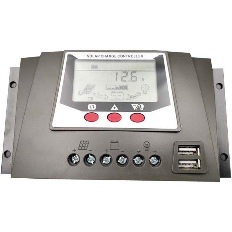 太阳能控制器60A12V24V36V48V全自动通用型光伏板充电器铁锂电池