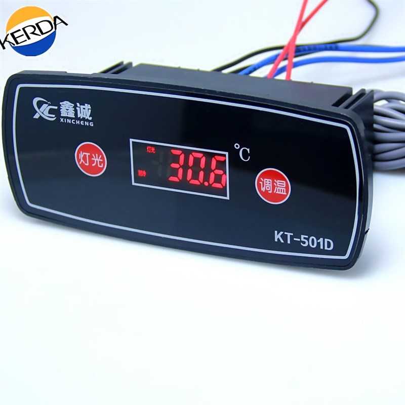 四六门冰箱冰柜冷藏冷冻液晶温度控制器kt-501