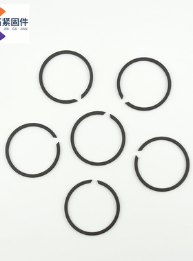 M2400 SW/WR 无耳轴用C型扣环 方扁钢丝C型卡簧 外卡  油缸止动环