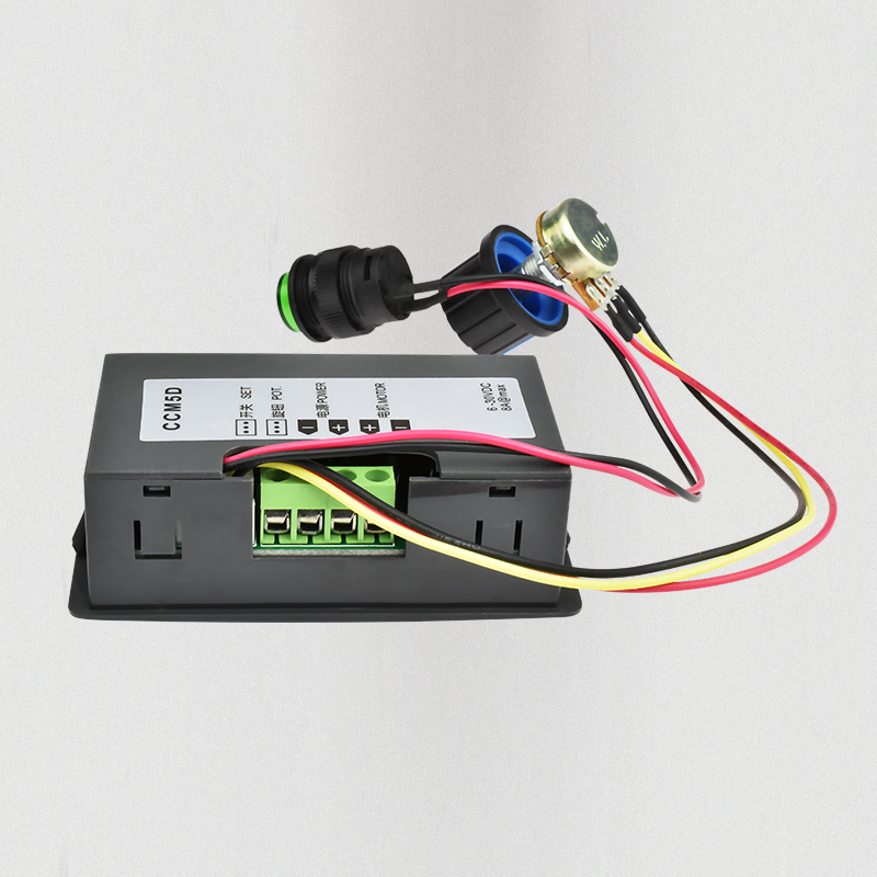 新永泰CCM5D数显PWM微型直流减z速电机小马达调速控制器12V24V开