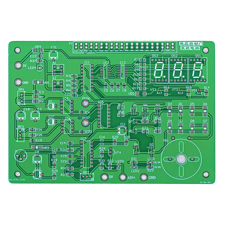 感应自动门系统电路LabView电子电路装调与应用应用技能竞赛套件