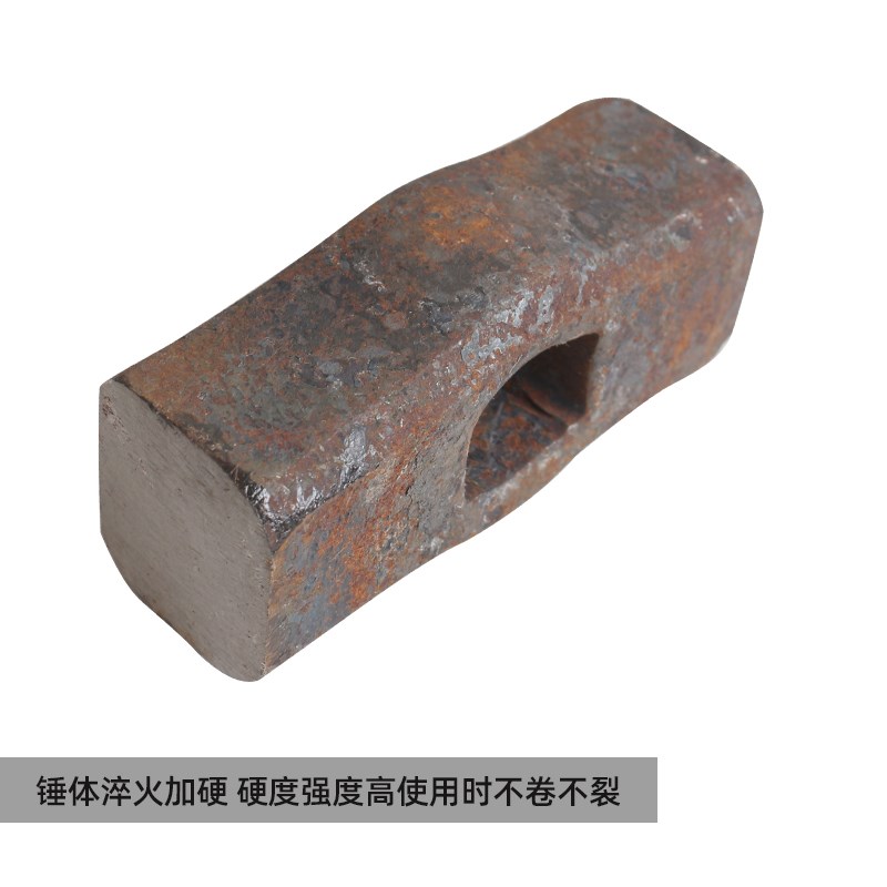 行星工坊全钢老式打铁锤石工锤手锤方头锤传统大榔头手工锻打专用图片