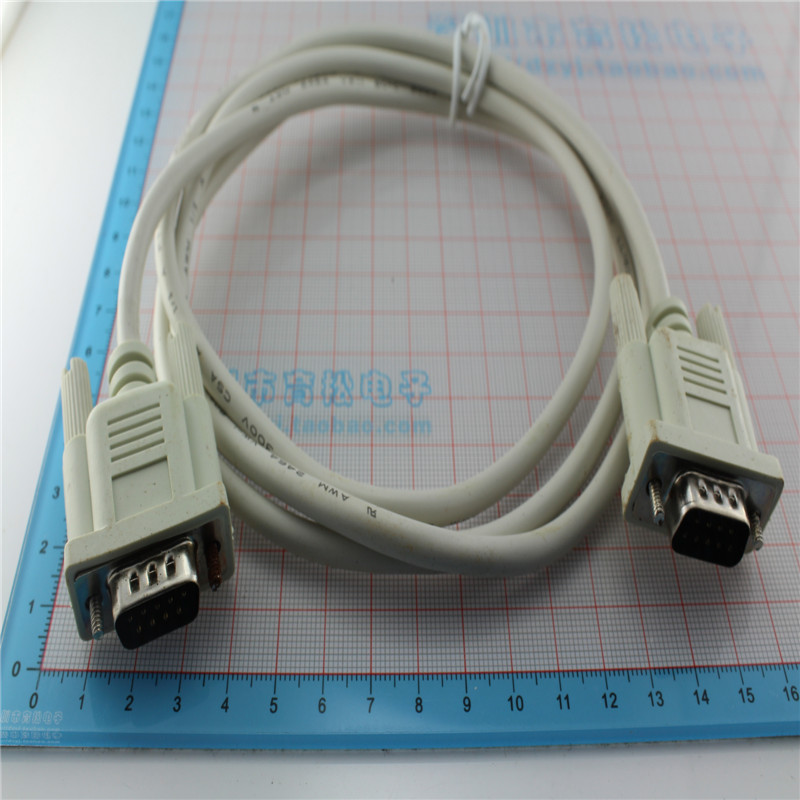 2.5米直连 串口线 针对针 公头对公头 db9串口线 COM口线 RS232线