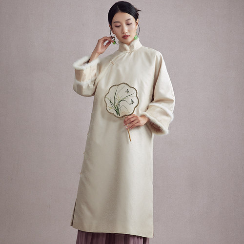 陌遇中国风日常气质旗袍连衣裙