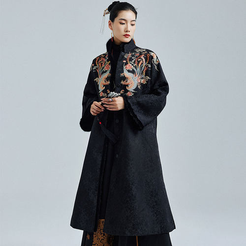 陌遇提花缎新中式唐装外套