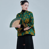 复古唐装 陌遇 中国风改良茶服外套新中式 秋冬新款 上衣 杨MI同款