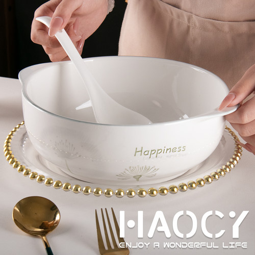 釉下彩2025新款陶瓷家用双耳碗