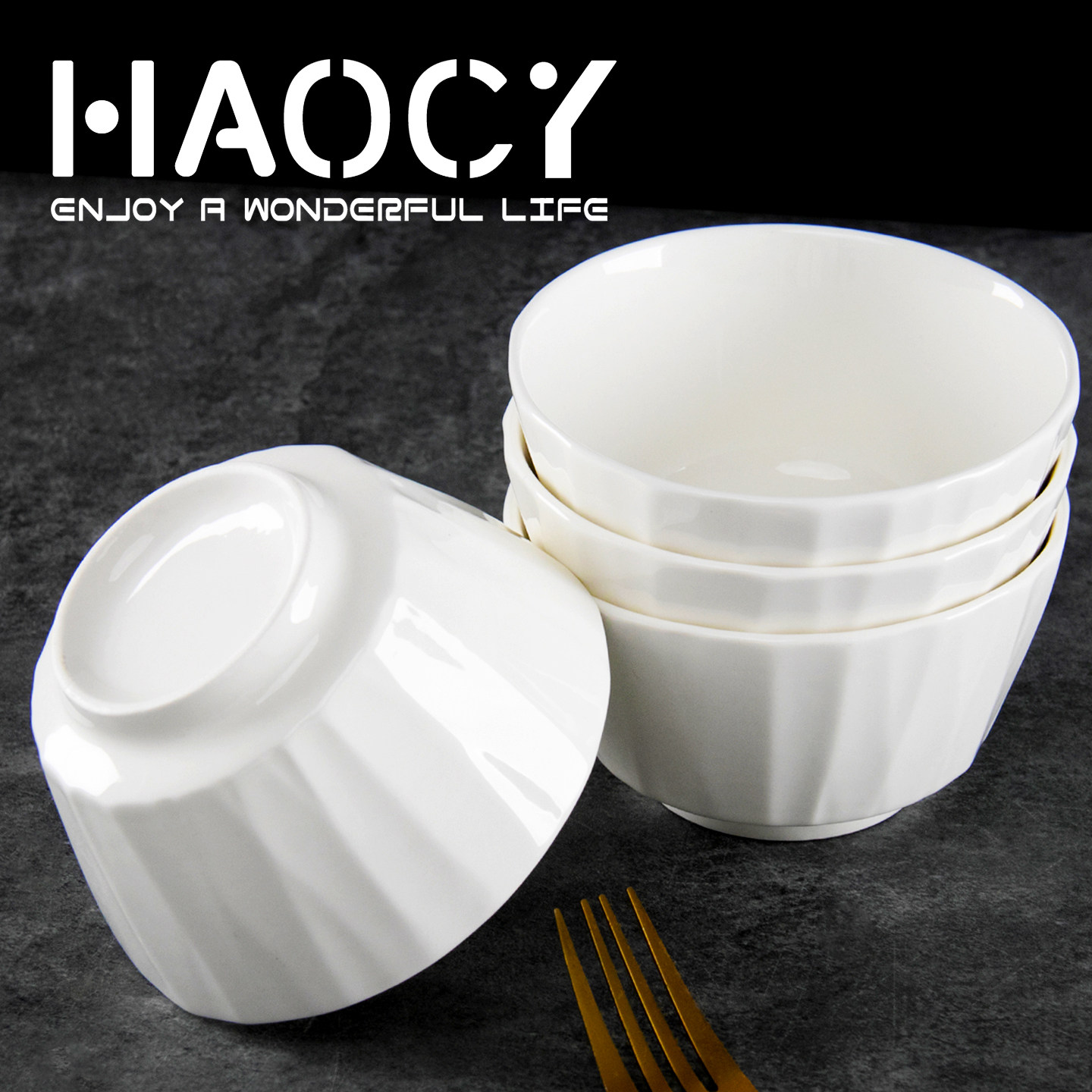 米饭碗家用面条碗高颜值泡面碗高级感小碗陶瓷釉下彩碗具吃饭碗,餐饮具,碗,淘宝优惠券,粉丝福利购,淘宝优惠卷